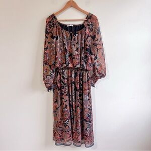 Dex Long Sleeve Midi Dress